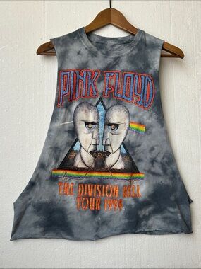 Pink Floyd Custom Cut Out Top Featuring Artwork from The Division Bell Tour 1994